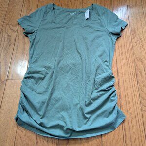 Old Navy Maternity Green Scoop-Neck T-Shirt - Size Medium